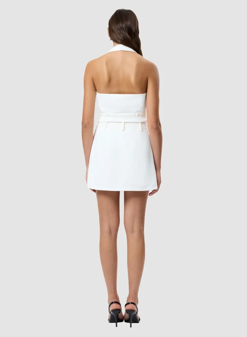 French Connection Summer White Harry Suiting Skort for Women | Best Price UAE